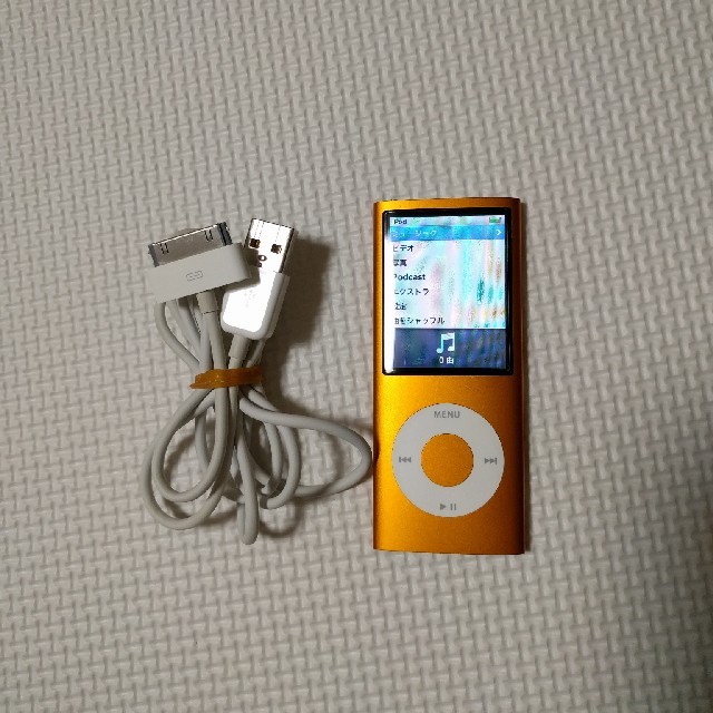 Apple(アップル)のiPod nano　第4世代　8G スマホ/家電/カメラのオーディオ機器(ポータブルプレーヤー)の商品写真