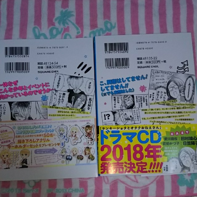 SQUARE ENIX(スクウェアエニックス)の星海ユミ『ヤンキーショタとオタクおねえさん』2冊セット エンタメ/ホビーの漫画(女性漫画)の商品写真