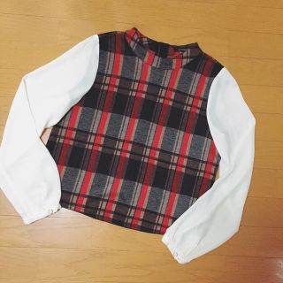 ページボーイ(PAGEBOY)のチェック♡シフォン♡ブラウス(シャツ/ブラウス(長袖/七分))