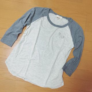 ショコラフィネローブ(chocol raffine robe)のスヌーピー♡ナンバーラグランTシャツ(Tシャツ(長袖/七分))