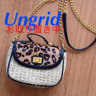 アングリッド(Ungrid)のUngridミニバッグ(ショルダーバッグ)