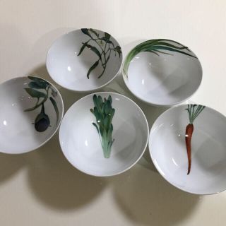 ノリタケ(Noritake)の京香旬彩 14cmボウル 5個セット(食器)