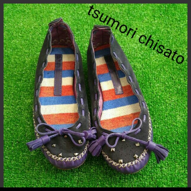 TSUMORI CHISATO(ツモリチサト)の❪値下げ中❫　ツモリチサト　スウェードパンプス レディースの靴/シューズ(ハイヒール/パンプス)の商品写真