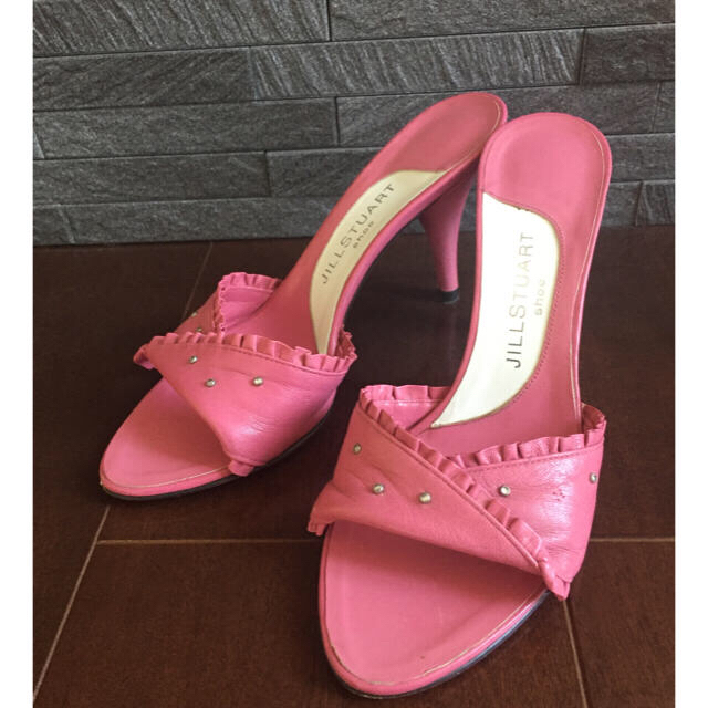 JILLSTUART(ジルスチュアート)のJILLSTUARTピンクヒールサンダルSサイズ レディースの靴/シューズ(サンダル)の商品写真