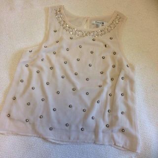 フォーエバートゥエンティーワン(FOREVER 21)のフォーエバー21  ノースリーブ♡(カットソー(半袖/袖なし))
