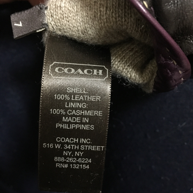 COACH(コーチ)の専用‼︎COACH 本革グローブ☆ レディースのファッション小物(手袋)の商品写真