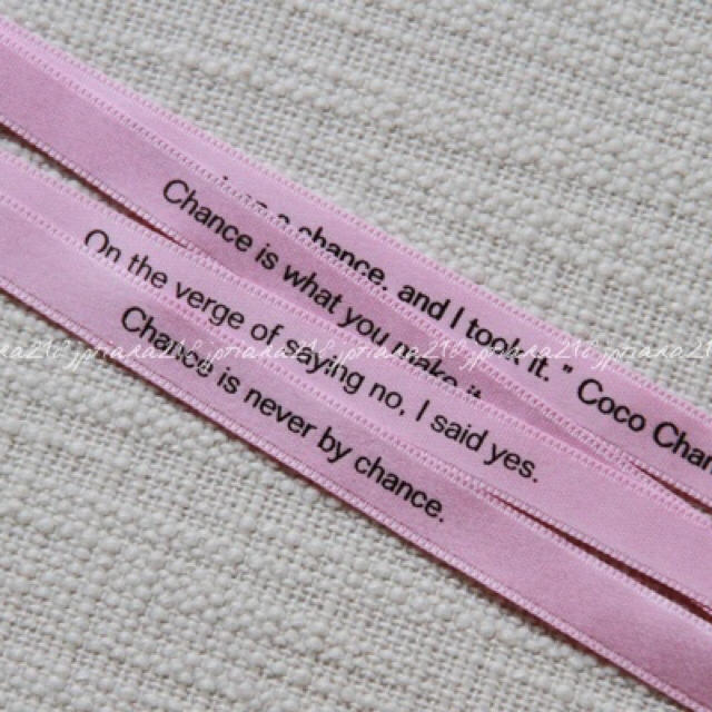 CHANEL(シャネル)のシャネル チャンス格言リボン ピンクカラー 10本セット コスメ/美容の香水(香水(女性用))の商品写真