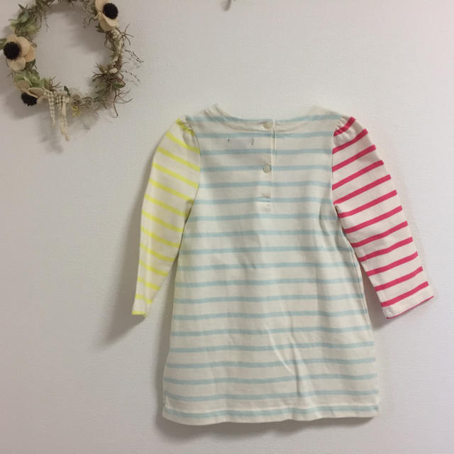 babyGAP(ベビーギャップ)の値下げ【新品・未使用】baby  GAP  ワンピース 90 キッズ/ベビー/マタニティのキッズ服女の子用(90cm~)(ワンピース)の商品写真