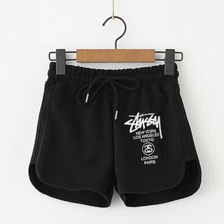 ステューシー スウェットショートパンツ ショートパンツ(レディース)の