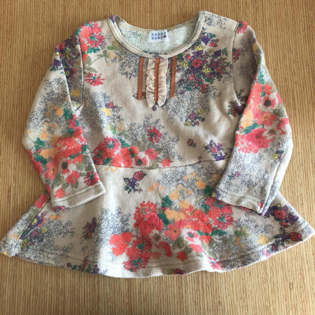 hakka baby(ハッカベビー)のhakka baby チュニック90 キッズ/ベビー/マタニティのキッズ服女の子用(90cm~)(Tシャツ/カットソー)の商品写真