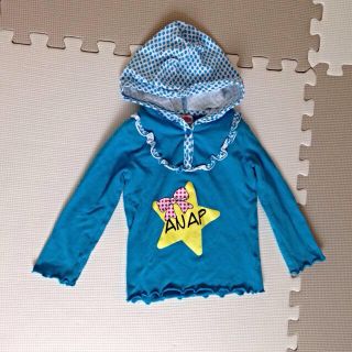 アナップキッズ(ANAP Kids)のANAPkidsフード付きロンT90cm(その他)