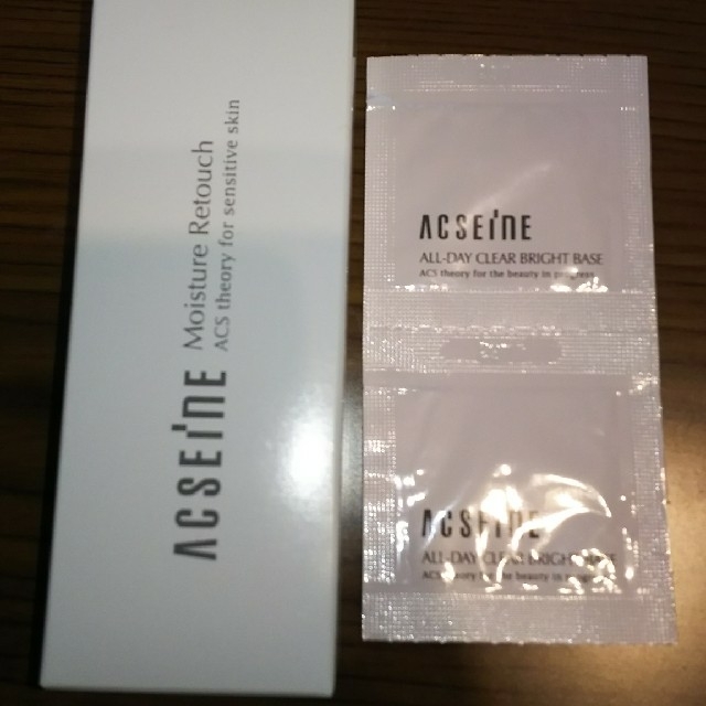 ACSEINE(アクセーヌ)のアクセーヌ モイスチュアリタッチ 、オールデイクリアブライトベース コスメ/美容のキット/セット(サンプル/トライアルキット)の商品写真