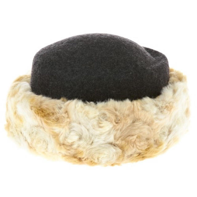 カオリノモリ(カオリノモリ)のカオリノモリ モーリエヒトミトーク帽 ファー レディースの帽子(ハット)の商品写真