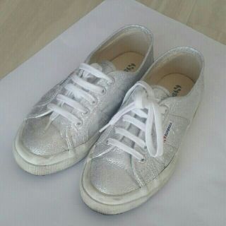 スペルガ(SUPERGA)のSUPERGAスペルガ♥シルバーラメ38(スニーカー)