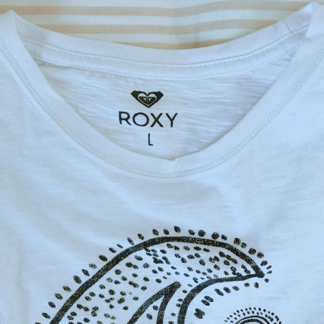 Roxy(ロキシー)のROXY 白Tシャツ レディースのトップス(Tシャツ(半袖/袖なし))の商品写真
