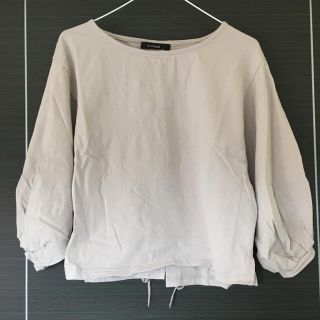 ダブルクローゼット(w closet)のダブルクローゼット/バックリボンプルオーバー(カットソー(長袖/七分))