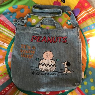 ルートート(ROOTOTE)のROOTOTE×peanuts/スヌーピーデニムショルダーバッグ/ルートート(ショルダーバッグ)