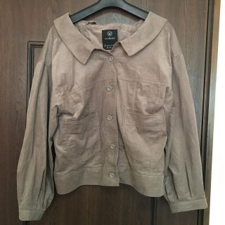 ダブルクローゼット(w closet)のw closet コーデュロイ後レースアップGジャン(その他)