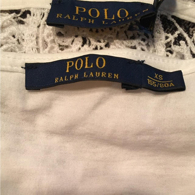 POLO RALPH LAUREN(ポロラルフローレン)の【お値下げ中様専用】ポロ ラルフローレン ワンピース 白 レース 編み  XS レディースのワンピース(ひざ丈ワンピース)の商品写真