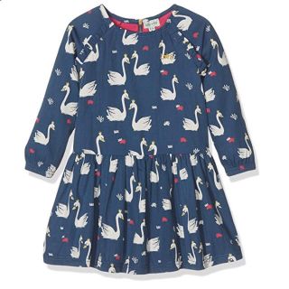 ボーデン(Boden)の日本未上陸【新品】Lilly+Sid  スワン柄ワンピース3-4Y(ワンピース)