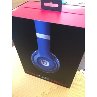 ビーツバイドクタードレ(Beats by Dr Dre)のbeats studio wireless ブルー(ヘッドフォン/イヤフォン)