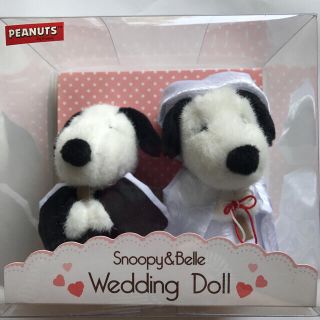 スヌーピー(SNOOPY)の【美品】ウェディング ウェルカム ドール スヌーピー 和装 和婚 白無垢 結婚(ウェルカムボード)