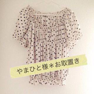 ヘザー(heather)のドットブラウス(シャツ/ブラウス(半袖/袖なし))