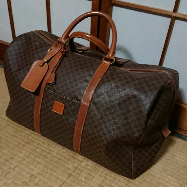 美品【セリーヌ】大きいボストンバック/旅行カバン | フリマアプリ ラクマ