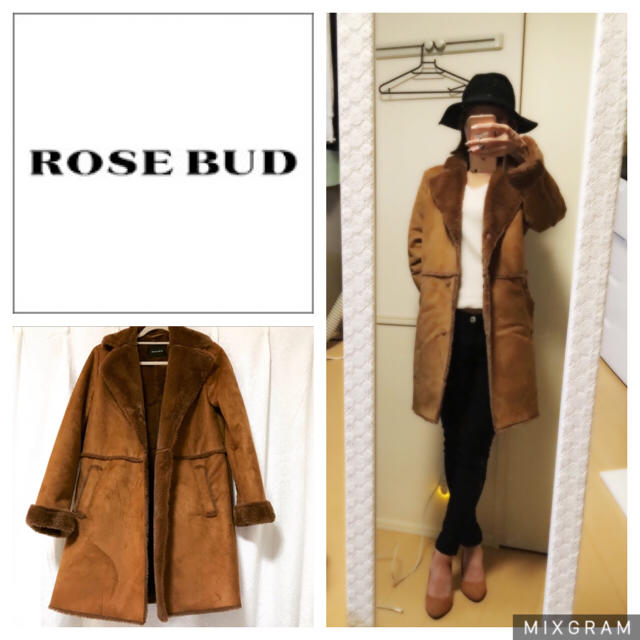 ★ROSE BUD★ローズバット ムートンコート