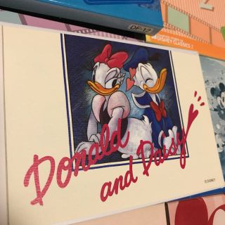 ディズニー(Disney)のDisney♡ポストカードブック_ドナルド＆デイジー♡(使用済み切手/官製はがき)