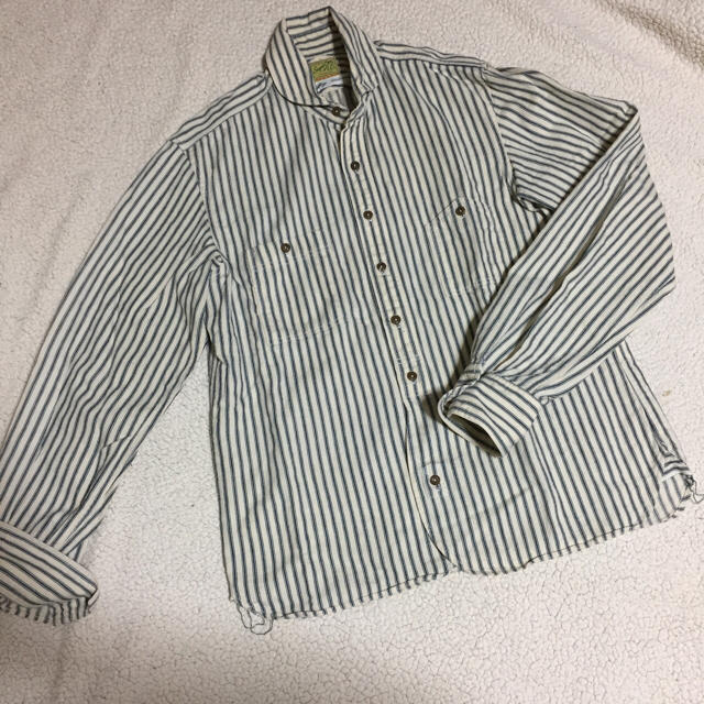 BEAMS BOY(ビームスボーイ)のBEAMS BOY×TOYO SUGAR CANE FIBER ストライプシャツ レディースのトップス(シャツ/ブラウス(長袖/七分))の商品写真