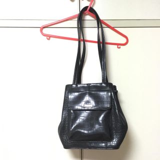 ザラ(ZARA)のヴィンテージ クロコ 型押し 肩掛け(ハンドバッグ)