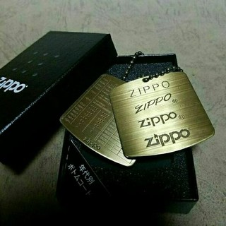 ジッポー(ZIPPO)の②❤Zippo 年代別ボトムコード表❤ドッグタグプレート❤送料無料❤(ネックレス)