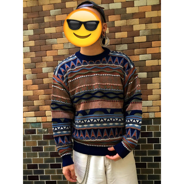 COOGI ヴィンテージ 古着 個性的 立体 ニット クージー 風 菅田将暉の通販 by S's shop｜クージーならラクマ