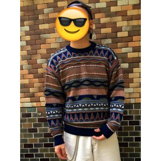 クージー(COOGI)のヴィンテージ 古着 個性的 立体 ニット クージー 風 菅田将暉(ニット/セーター)