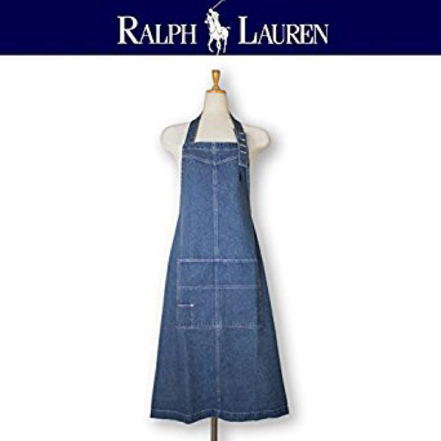 Ralph Lauren(ラルフローレン)の新品！ラルフローレン デニムエプロン インテリア/住まい/日用品のキッチン/食器(その他)の商品写真