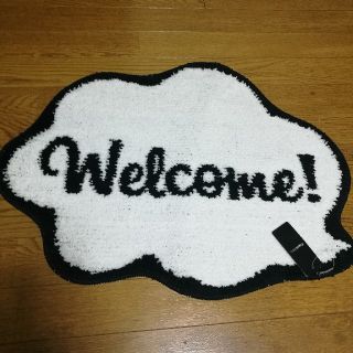 フランフラン(Francfranc)のフランフランline マット　welcome(玄関マット)