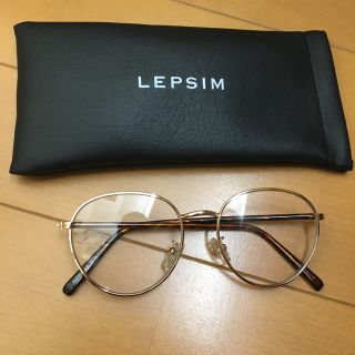 レプシィム(LEPSIM)の伊達メガネ(サングラス/メガネ)