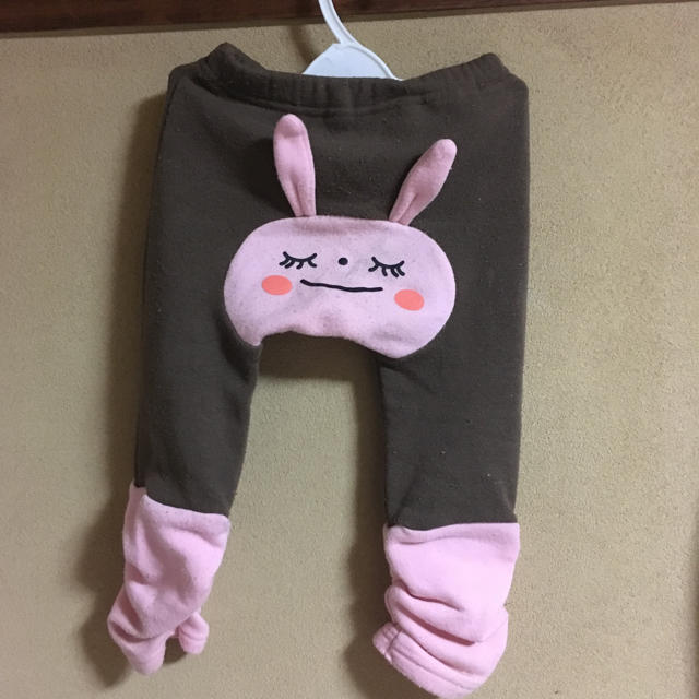 裏起毛うさぎパンツ 90サイズ キッズ/ベビー/マタニティのキッズ服女の子用(90cm~)(パンツ/スパッツ)の商品写真