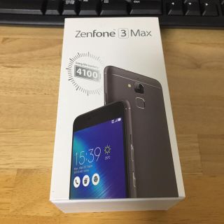 エイスース(ASUS)の新品未使用 zenfone3max asusグレー ZC520TL-GY16(スマートフォン本体)