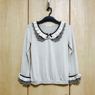 アクシーズファム(axes femme)のアクシーズ♡フリル袖カットソー♡ベージュ(カットソー(長袖/七分))