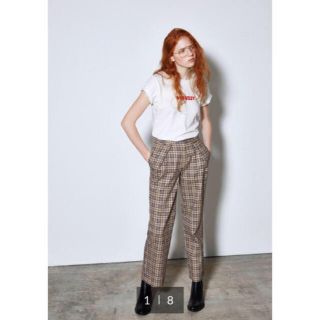 マウジー(moussy)のmoussy チェックパンツ(カジュアルパンツ)