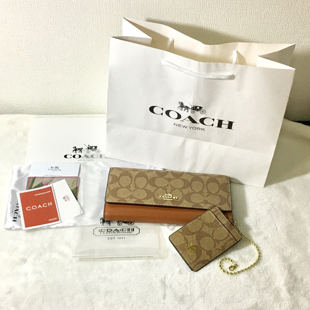 COACH(コーチ)のCOACH  パスケース付きウォレット レディースのファッション小物(財布)の商品写真