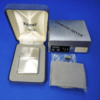 ジッポー(ZIPPO)のZippo オイルライターSTERLING 2005年製 美品(タバコグッズ)