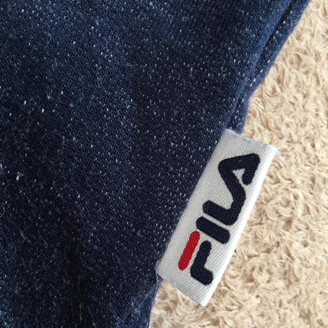 FILA(フィラ)のデニム柄 長袖ロンパース キッズ/ベビー/マタニティのベビー服(~85cm)(ロンパース)の商品写真