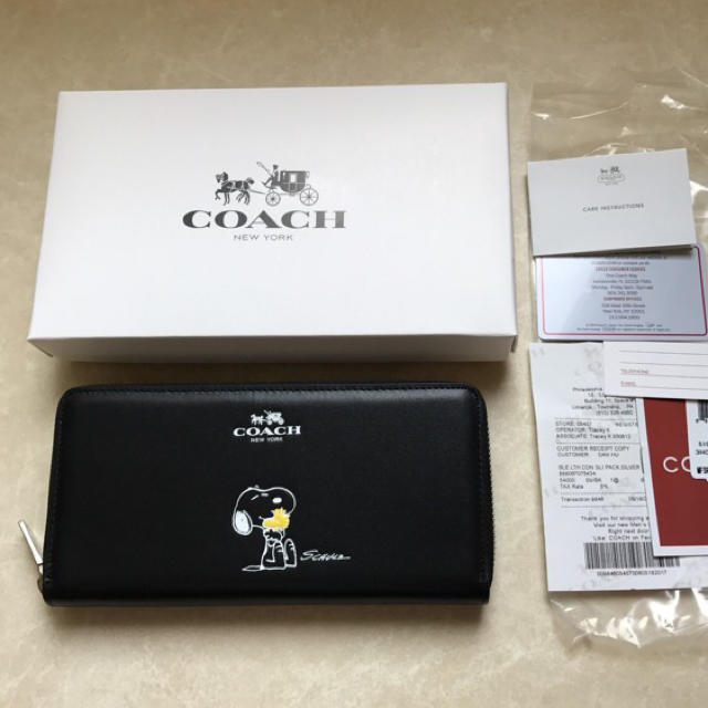 COACH(コーチ)のcoach スヌーピー 長財布 レディースのファッション小物(財布)の商品写真