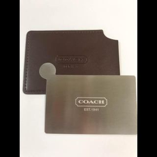 コーチ(COACH)の未使用！ COACH  コーチ ノベルティー カードミラー 非売品(ノベルティグッズ)