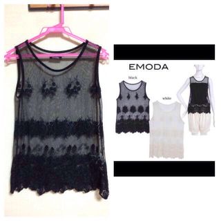 エモダ(EMODA)のEMODA アンダーレースタンクトップ(Tシャツ(半袖/袖なし))