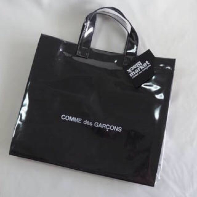 COMME des GARCONS PVCバッグ blackmarket限定