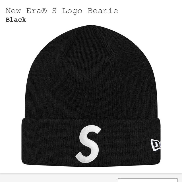 送料無料 S logo Beanie supremeニット帽/ビーニー